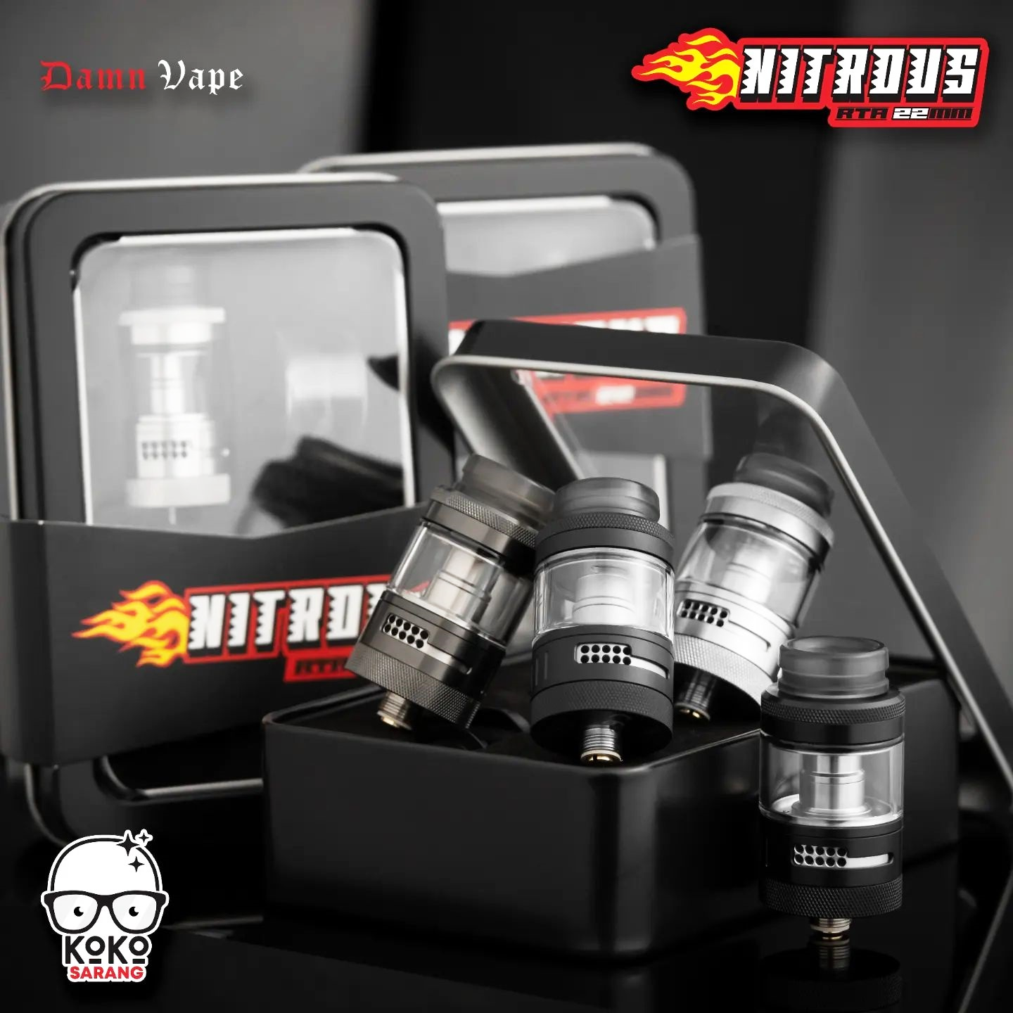 Nitrous RTA Damn Vape • Hobby Vapeo Tienda de Vapeo Online